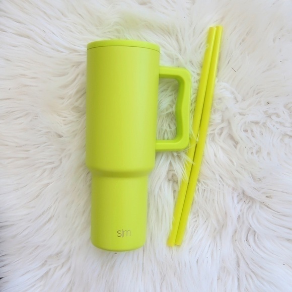 simple modern trek 40oz chartreuse tumbler - Picture 1 of 3
